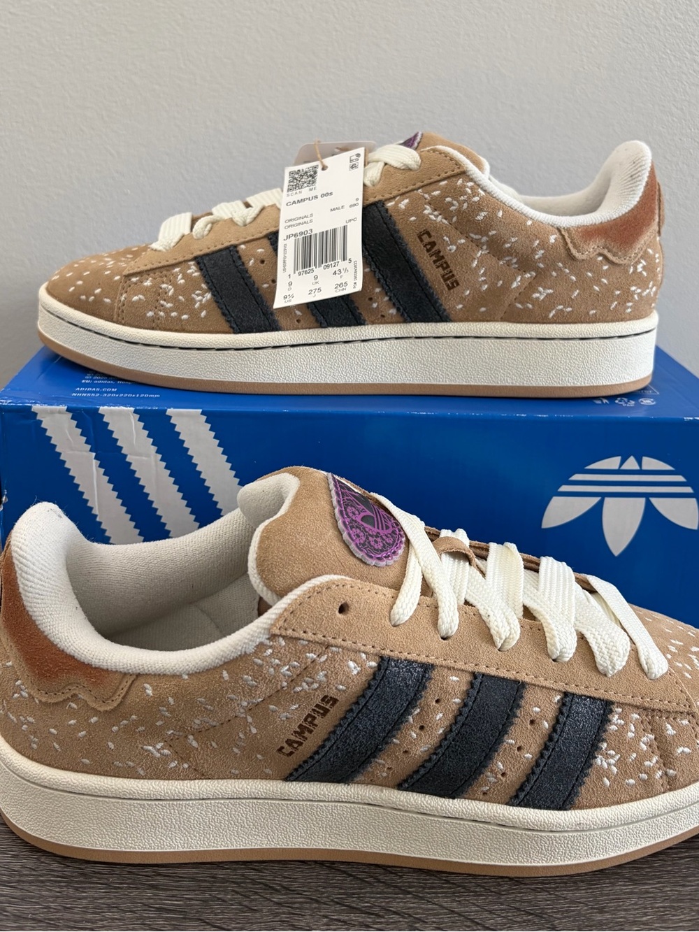 Men's Size 9.5 Adidas Campus 00s Pan de Muerto